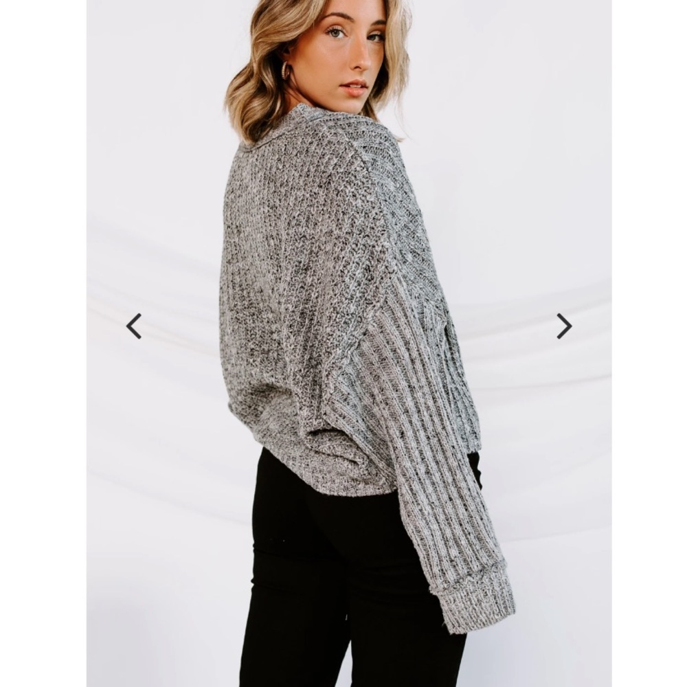 Free People On Your Side Knit Cropped Sweater